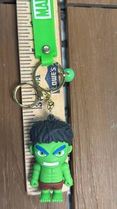 lot 77 image: Marvel Hulk Character Keychain with Green Strap