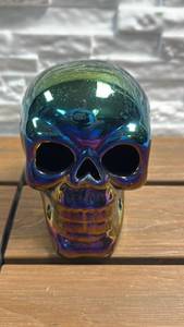lot 83 image: Iridescent Finish Skull