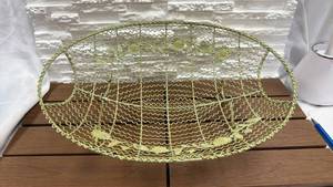 lot 116 image: Decorative Metal Wire Basket