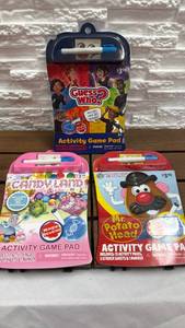lot 147 image: Hasbro Activity Game Pad 3-Pack Bundle