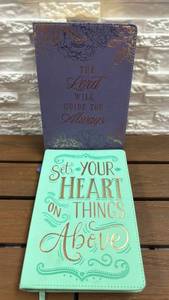 lot 148 image: Set of 2 Fiddlestix Devotional Journals