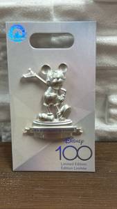 lot 157 image: Disney 100 Limited Edition Mickey Mouse Figurine Pin