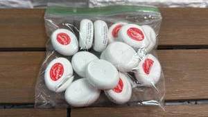 lot 188 image: Colgate Travel Size Dental Floss Lot - 14 Containers, 3 yds per)