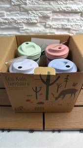 lot 191 image: Eco Kids 12 oz Tumblers 4-Pack