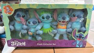 Disney Stitch Plush Collector Set - 5 Pieces (6" Plush)