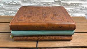 lot 227 image: Lot of 3 zippered journals, never used