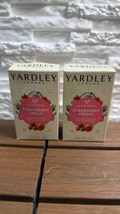 lot 230 image: Yardley London Strawberry Cream Nourishing Bath Bar 4 oz - 2-Pack Limited Edition
