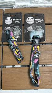 lot 278 image: Disney Tim Burtons Nightmare Before Christmas Dog Collar 2-Pack - X-Small & Small