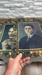 lot 296 image: Lenticular Halloween Portraits - Lot of 2 (16x12)