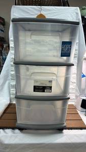 lot 299 image: Mainstays Medium 3-Drawer Cart 12.5 x 14.25 x 24 inches