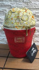lot 326 image: AMC Theatres Loungefly Popcorn Bucket Crossbody Bag (Red)