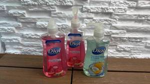 lot 340 image: Dial Complete Liquid Hand Soap Lot of 3 (1 not full)