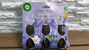 lot 361 image: Air Wick Essential Mist Lavender & Almond Blossom Refill 3-Pack