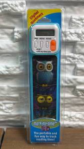 lot 372 image: mark-my-time 3D Digital Bookmark Reading Timer Owl
