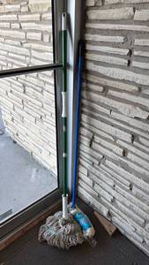 lot 406 image: Lot of 2 Mops with Handles