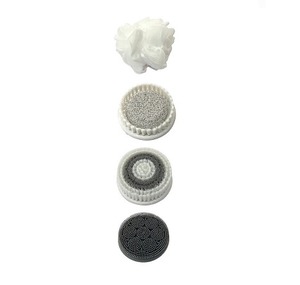lot 713 image: 4pc Blushly Body Cleansing Brush Attachment Heads