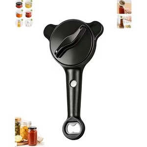 lot 719 image: Stainless Steel Jar Opener for Seniors, 4-in-1 Adjustable Opener