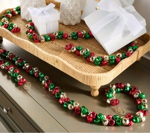 lot 770 image: Set of 2 59 Jingle Bell Garlands by Valerie