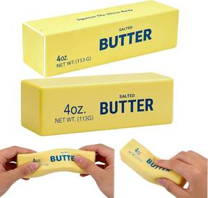 lot 806 image: Butter Squishy 5.5-Inch Slow-Rebound Butter Stress Ball Fidget Toy