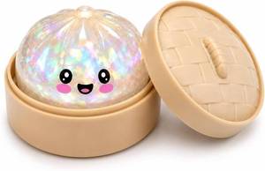 lot 807 image: Glitter Dumpling Squishy Mystery Box - UV Color-Changing