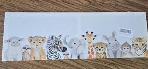 lot 821 image: Woodland Animals Nursery Decor, 8x24
