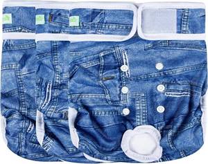 lot 30065 image: wegreeco Washable Female Dog Diapers, Absorbent, 3 Pack (XX-Large)