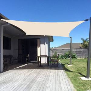 lot 30068 image: SUNNY GUARD 10 x 10 Rectangle Shade Sail 95% UV Block Outdoor Canopy