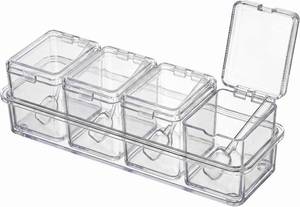 lot 30090 image: Multi Spice Container Seasoning Container for Kitchen Storage