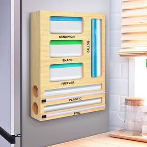 lot 30104 image: MSJGA Magnetic Food Bag Storage Organizer for Drawer or Refrigerator
