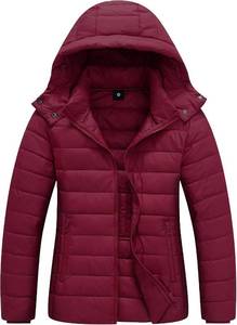 lot 30138A image: TDYPCI Womens Lightweight Waterproof Puffer Jacket Warm For Cold Winter Large