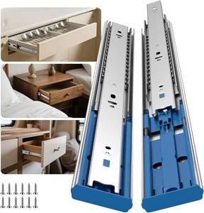 lot 30166A image: Goldenwarm 1 Pair Soft Close Drawer Slides 12 Inch Heavy Duty Runners