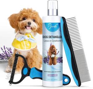 lot 30251 image: Pjordo Natural Dog Detangler Spray   Dematting & Soften Hair, Lavender Scent