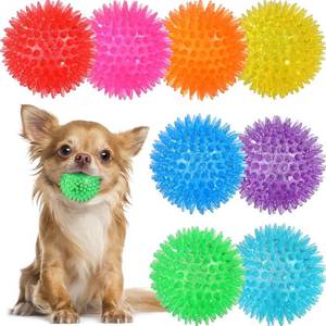 lot 30253 image: VITEVER 8 Colors 2.5 Squeaky Dog Toy Balls for SmallMedium Dogs