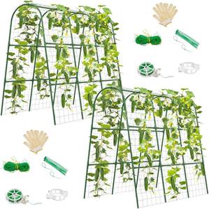 lot 30272 image: 2-Pack Cucumber Trellis for Raised Beds, U-Shape Garden Trellis