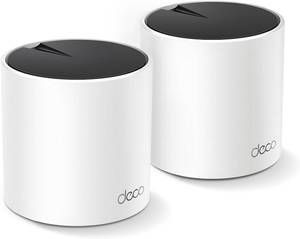 lot 273 image: TP-Link Deco X55 AX3000 WiFi 6 Mesh System, Deco X55(2-Pack)