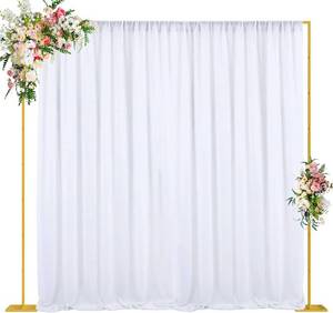 lot 30292 image: Wokceer 10x10FT Backdrop Stand Heavy Duty Pipe and Drape Kit Adjustable