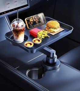 lot 30293 image: Car Cup Holder Tray, Expander Insert, Travel Essentials for Truck RV