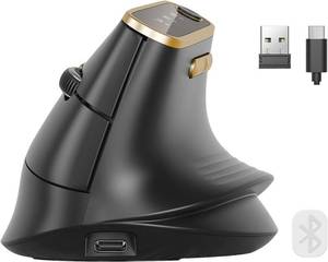 lot 30332 image: SABLUTE Ergonomic Vertical Wireless Mouse with 3-Device Switching MAM4