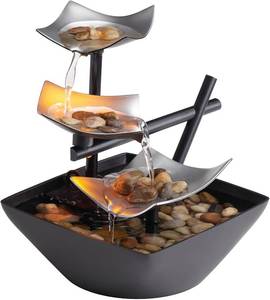 lot 30352 image: Homedics Tabletop Water Fountain, Home D cor Soothing Sound Machine