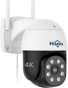 lot 30364 image: Hiseeu 4K 8MP Security Camera Outdoor, Wireless Home Security Camera