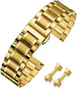 lot 30384 image: Metal Stainless Steel Watch Band 16-24mm Replacement Strap