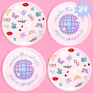 lot 30399 image: xo, Fetti 24pc Party Paper Plates 9  Concert, Birthday Tableware Decor