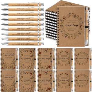 lot 30498 image: Sayglossy 20 Sets Fathers Christian Notepads   Floral Journals with Pens