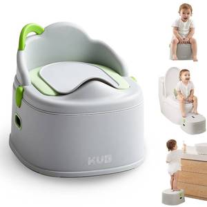 lot 3327 image: K B 3-in-1 Potty Training Toilet (Chair, Seat) - 9cm Splash Guard