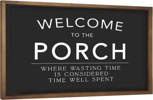 lot 3364 image: 23.6x15.7 Welcome to Our Porch Sign