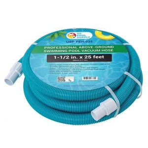 lot 3410 image: U.S. Pool Supply 1.5 x 25 Aboveground Vacuum Hose w Swivel-Cuff