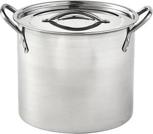lot 3427 image: IMUSA 8 Quart Stainless Steel Stock Pot with Lid, Silver