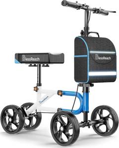 lot 3434 image: $97 BlessReach Lightweight Knee Scooter for Adults, Injury Knee Pad