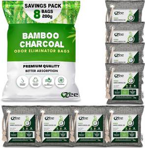 lot 3458 image: Bamboo Charcoal Odor Absorbers (1,600g) Activated Charcoal Bag