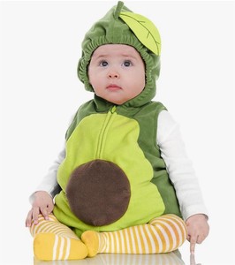 lot 3463 image: 12-18 Months Bonangber Baby Halloween Costume Zipper Hooded Sleeveless Romp